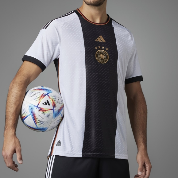 NWT Adidas x Germany White/Black Authentic Home Jersey S - Picture 1 of 16